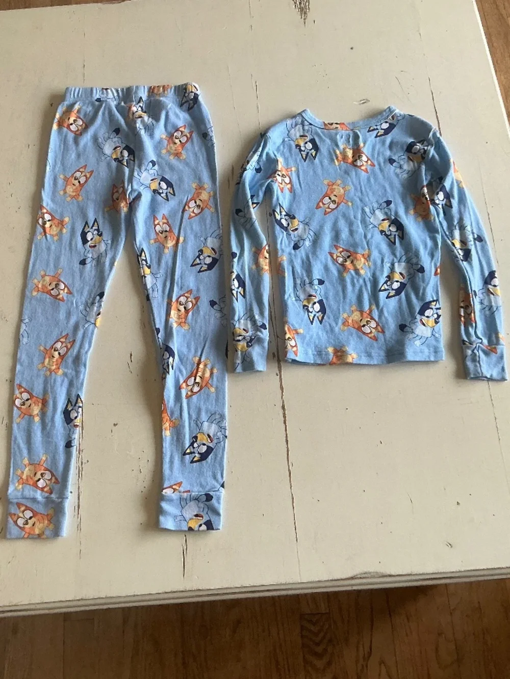 Bundle of 2 BLUEY Puppy Dog 100% Cotton PJ’s Sz 8